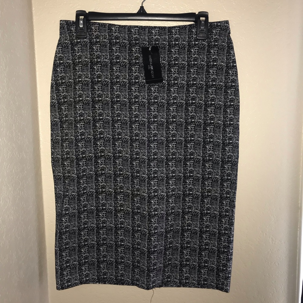 Printed Pencil Skirt